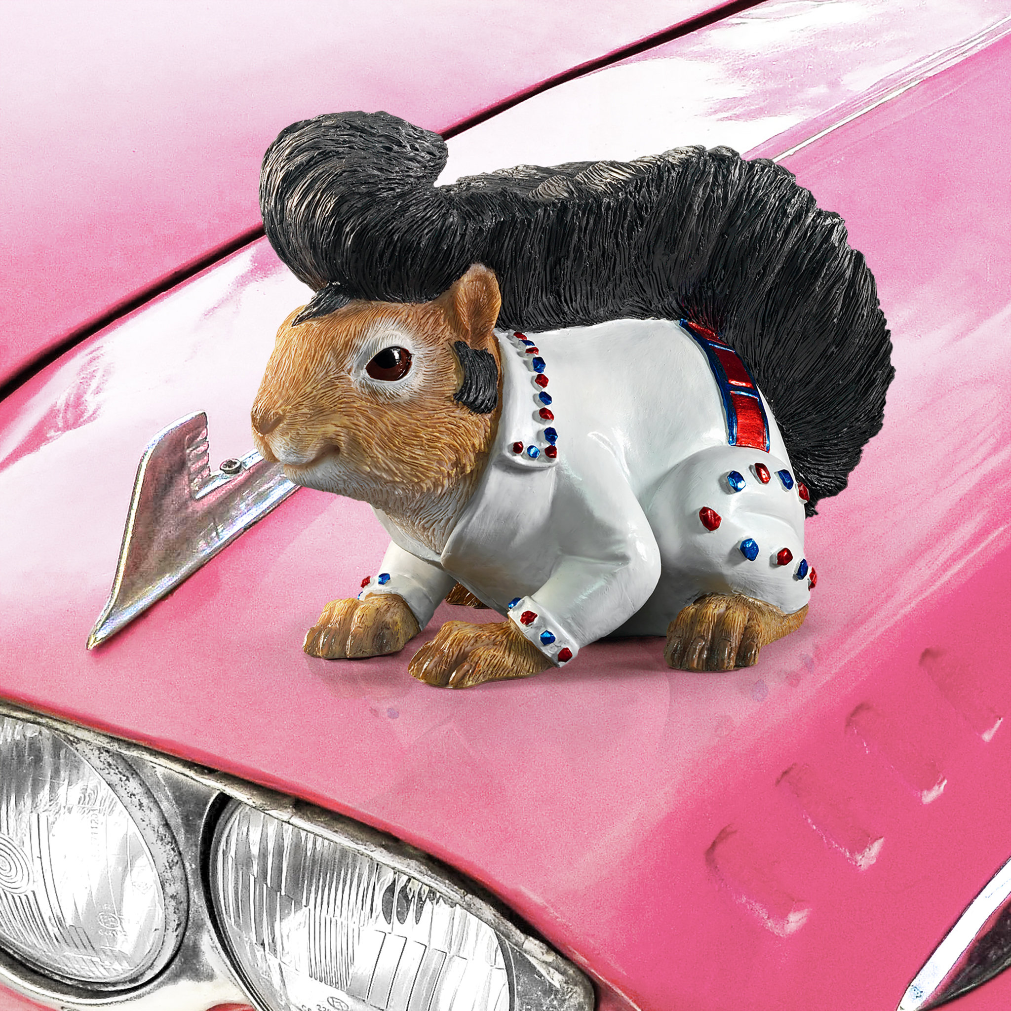 Design Toscano Elmer the Rock and Roll Squirrel Garden Statue